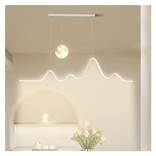 Lustre salon moderne à intensité variable avec LED intégrées pour un éclairage sur mesure - 4