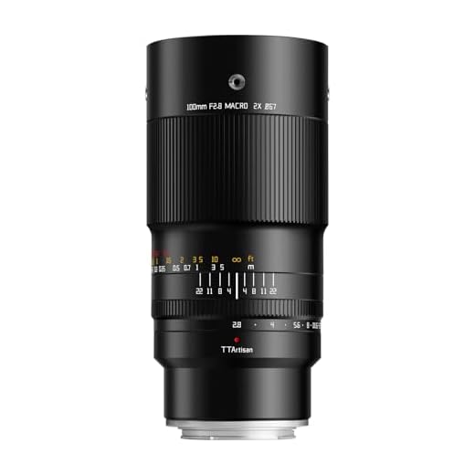TTARTISAN 100mm F2.8 Makro 2X Kameraobjektiv für Sony E Mount Vollformat Manueller Fokus Objektiv für Miniaturfotografie