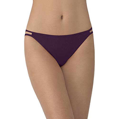 Vanity Fair Women's Illumination String Bikini Panties (Regular & Plus Size), Sangria, 5