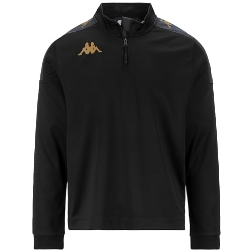 Medias Kappa Kappa4soccer Gassolo unisex en color negro y gris oscuro talla mediana