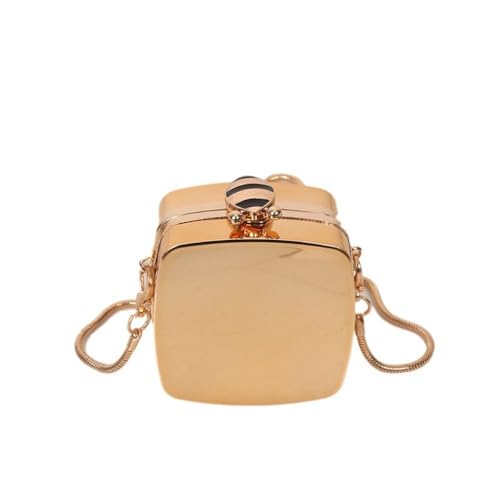 Single Shoulder Solid Color Underarm Handbag Bright Surface