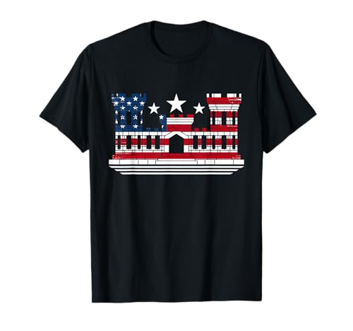 Veteran Corps of Engineers US Army Combat Engineer T-Shirt