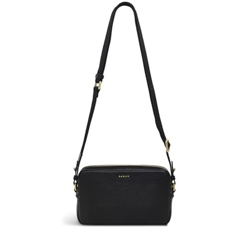 RADLEY London Tavistock Women's Mini Leather Zip Around Crossbody Bag, Black
