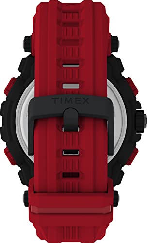Image of Timex UFC Men's Impact 50mm Watch - Red Strap Black Dial Black Case, Red