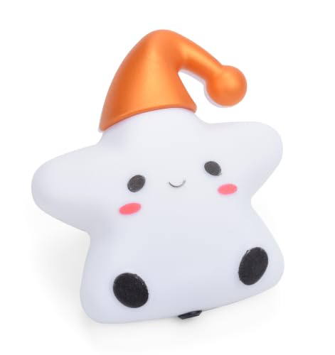 Image of Cute LED Plug-in Night Light with Light Sensor - Blue + White