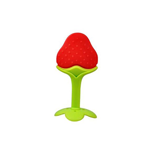 strawberry teething toy