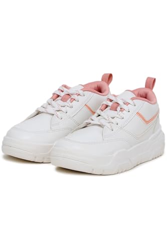 Image of ATHCO Womens Shine Women's Lace Up Sneakers Comfortable Shoes for Woman Walking & Casual Shoes Stylish Lightweight Design with Memory Foam Comfort