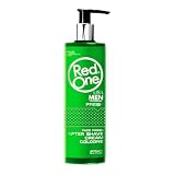 RedOne After Shave Cream Cologne Fresh – Dopobarba Uomo 3 in 1 (Alcol + Crema + Cologne) per Rinfrescare e Idratare | Balsamo Dopobarba Uomo, Aftershave 400 ml | Dopo Barba Fresco e Pulito