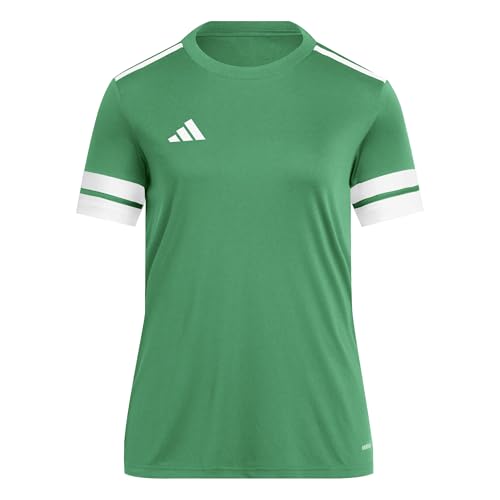 Adidas Damen SQUADRA25 Jersey Short Sleeve, Team Green/White, M