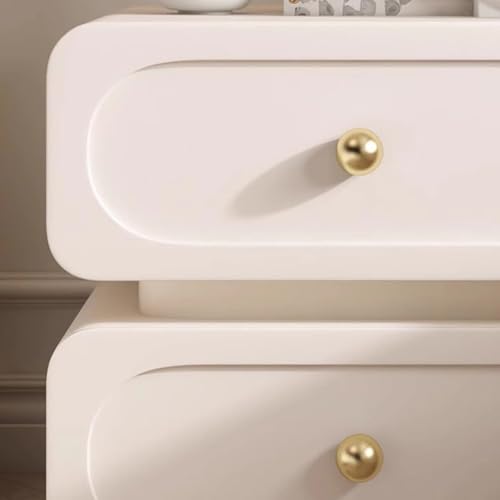 Meuble de rangement pour chambre à coucher avec double tiroir en métal - 5