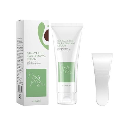 YbD283 - Gel de depilación para mujeres y hombres, gel de depilación en bikini, loción para todos los tipos de piel, 1 unidad YbD283 (blanco, 11,5 x 5,5 cm)
