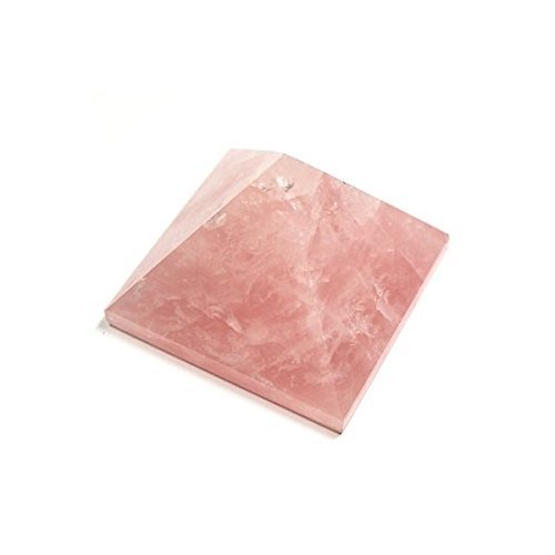 Pirámide de cuarzo rosa (1 pulgada - 1-1/4 pulgadas) - 1 unidad.