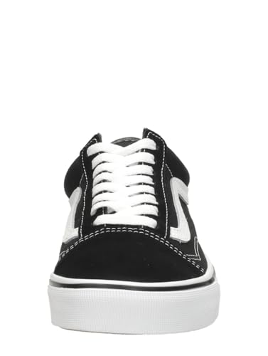 Image of Vans Men's Adults' Old Skool Classic Suede /Canvas Sneakers Black (Black /White) 4.5 UK