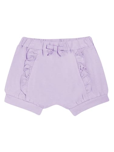 Image of Haloumoning Baby Girl Ruffle Soft Cotton Bloomers Shorts 3-12 Months