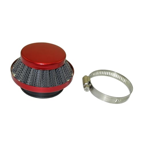 stoneder 44 mm rojo Racing filtro de aire Filtro para 47 cc 49 cc 2 tiempos motor carburador Carb Quad ATV bolsillo Dirt Bike Mini Moto