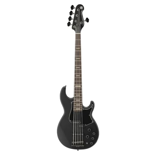 Yamaha BB735A BB-Series 5-String Bass Guitar, Translucent Matte Black