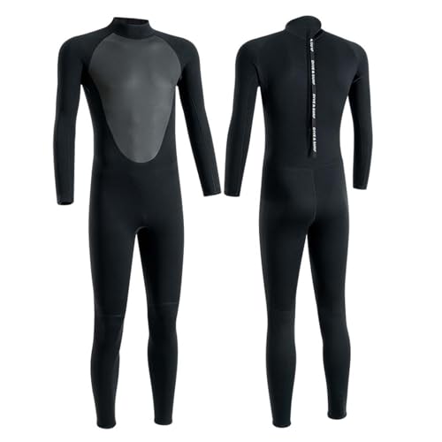 Generisch Short de bain pour hommes Combinaison en néoprène chaud froid 3 mm Hiver Natation Snorkeling Protection solaire Combinaison de surf en néoprène...