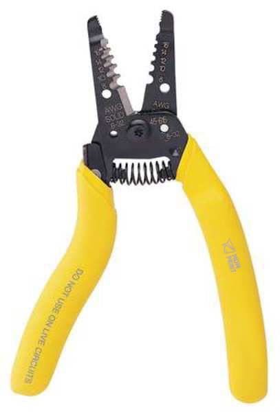 7 in Wire Stripper Solid: 8 to 16 AWG, Stranded: 10 to 18 AWG