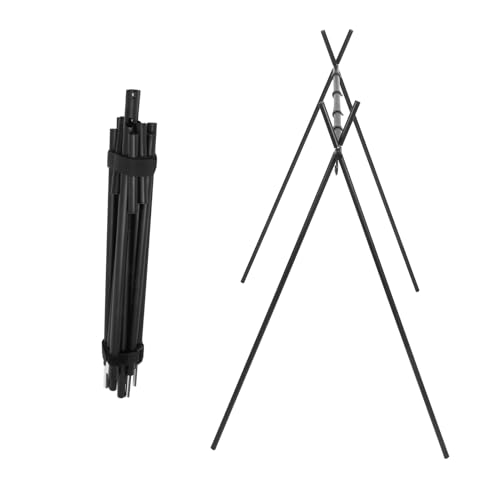 Trípode de cocina WALFRONT portátil para barbacoa exterior y picnic estable 6