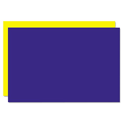 Royal Consumer 2 Cool Colors Foam Board, Blue/Yellow, 20 x 30 inches, 5 Count (26829)