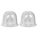 Hemoton 2 Stück Anzuchtglocken Pflanzglocke Mini Pflanzenschutz Kunststoff Pflanzen Anzucht Gewächshaus Winterschutz Atmungsaktiv Erwärmung Frostschutz Regenschutz für Innen Außen