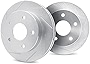 Dynamic Friction Company Front Brake Rotors Slotted Silver - 5002-54082