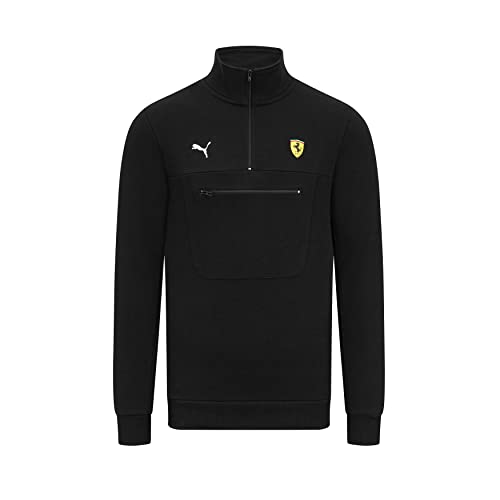 Chaqueta Scuderia Ferrari cierre de un cuarto unisex sudadera deportiva de algodón