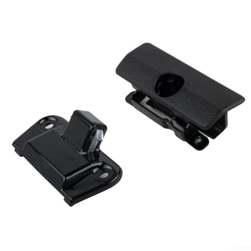2 Pack Glove Box Lock Catch for BMW E30 E34 E23 Z1 Z3 | Replacement Latch for Glove Compartment Interior Storage Dash Box | Black ABS Plastic