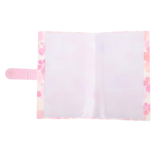 VICASKY Livre de Collection D'autocollants Nail Art Format A5 Rangement Plastique Portable pour Manucure et Organisation D'autocollants Ongulaires