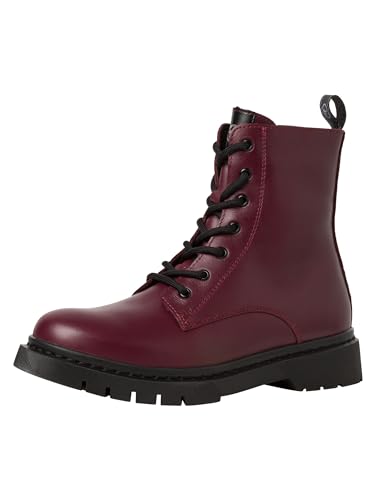 Tamaris Damen Stiefelette Blockabsatz Wechselfußbett; RED, EU 37