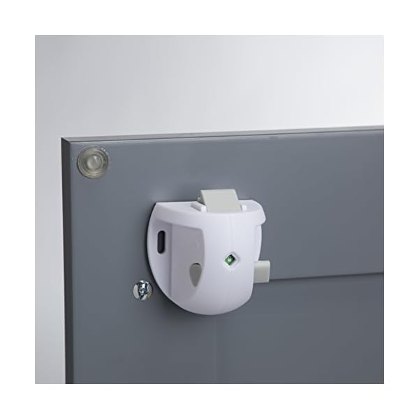 Safety 1st Magnetisches Schließsystem, selbstklebend, 16 Schlösser und 4 Schlüssel, Weiß, Einheitsgröße – Bild 6