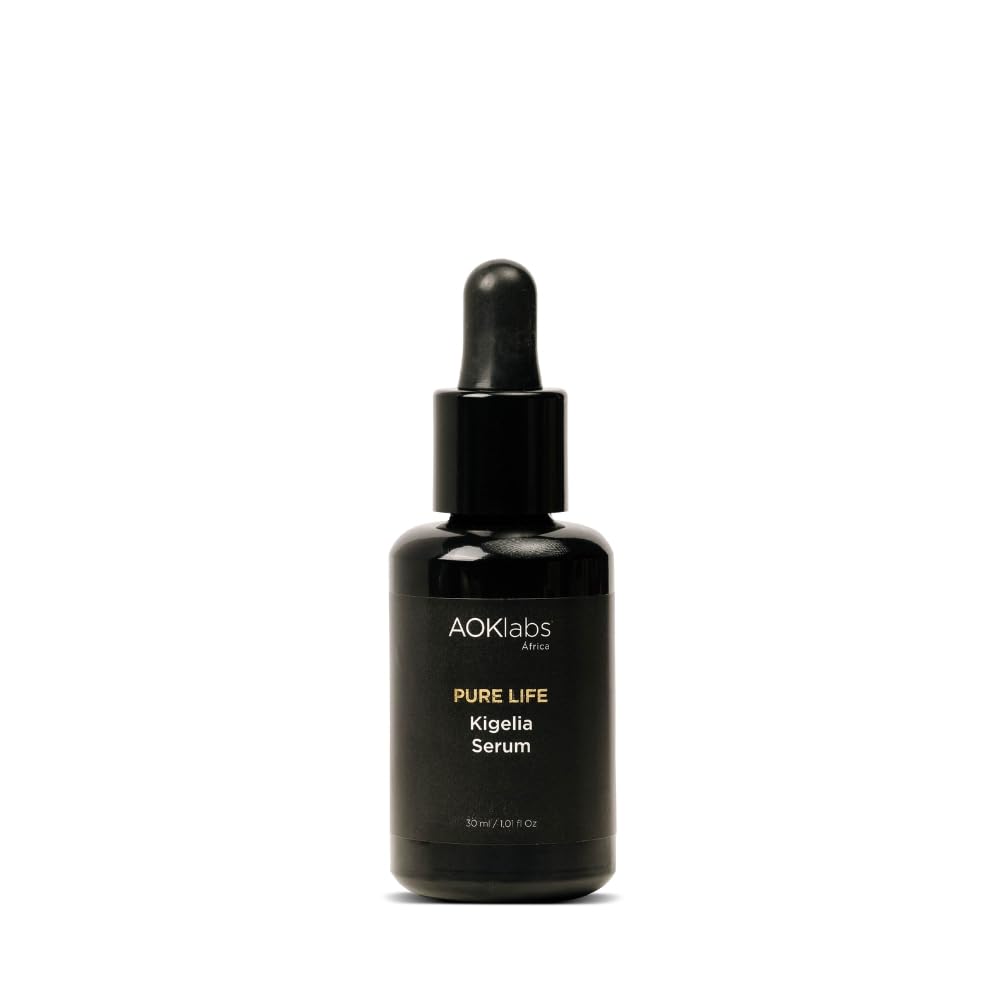 Aoklabs - Kigelia Serum Oil Free reafirmante y tensor con alto contenido en Kigelia Africana, Ácido Hialurónico y Glicerina 30ml.