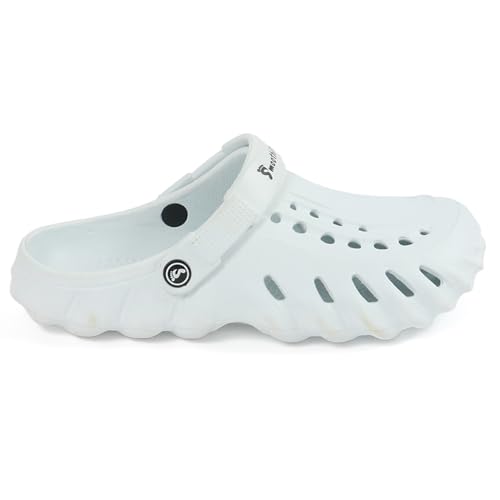 Image of Men's Classic Casual Clogs /Sandals with Adjustable Back Strap for Adult | Comfortable & Light Weight | Stylish & Anti-Skid | Waterproof & Daily Mules for Gents & Boys