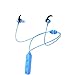 Produktbild Kabellose Bluetooth-Sport-Ohrhörer-Kopfhörer V5.0, In-Ear-IPX6, schweißgeschützt,Eingebautes Mikrofon Halskette Stil hängenden Hals Anti-verlorene magnetische attraktion kopfhörer (Blue)
