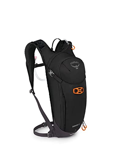 Osprey Siskin 8L Men's Biking Backpack with Hydraulics Reservoir, Black