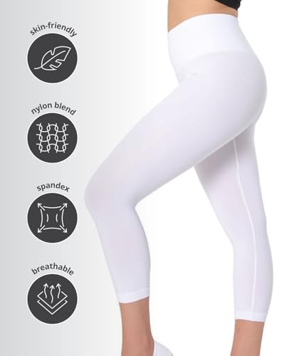 Image of SlimMe High Waisted Shapewear Leggings, Tummy Control Compression