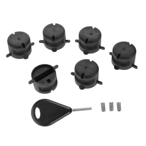 Mipcase 1 Set Surfboard Tail Rudder Accessories Durable Rudder Slot with Round Cup Wrench and Screw Key for Enhanced Surfing Performance and Compatibility with Surfboard Types