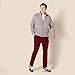 Amazon Essentials Men's Relaxed Fit Cargo Fleece Sweatpants with Open Bottom, Dark Red, Large