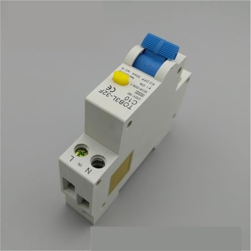 RCBO 10A 1P+N 6KA TOB3L-32F | Disjoncteur différentiel bipolaire 18mm
