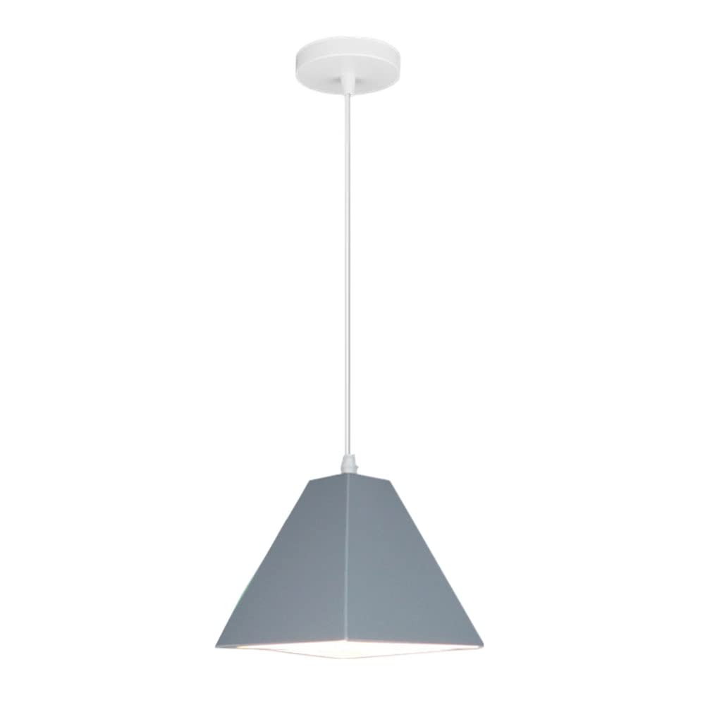 STVDEDG Colorful Macaron LED Pendant Light Postmodern Minimalist Nordic Creative Chandelier Shade Traditional E27 Source Single Head Hanging Lamp for Kitchen Island,Foyer,Entryway,Hallway Fixture