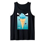Funny Surreal Ice Cream Iceberg Ice Cream Lovers Tank Top