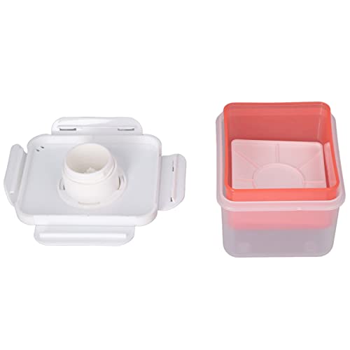 CYSFETENA Tofu Presse für Hausgemachten Tofu, Automatische Tofu Abtropfvorrichtung aus BPA-freiem PP Material, Paneer Maker für Festen und Seidigen Tofu, Paneer und Käseform