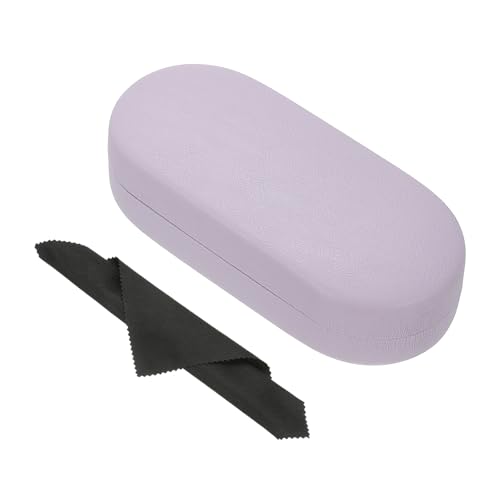 Image of PATIKIL Hard Shell Eyeglasses Case, PU Leather Large Glasses Case Litchi Grain Protective Sunglasses Organizer for Women Men