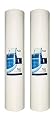 20" x 4.5" Whole House Replacement Full Flow Sediment Filter Cartridge 1 Micron Pack of 2