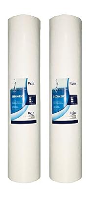 20" x 4.5" Whole House Replacement Full Flow Sediment Filter Cartridge 1 Micron Pack of 2