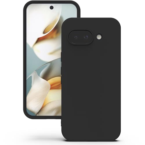 Image of Silicone Back Cover Case for Google Pixel 10a | Slim & Anti-Scratch | Camera Protection | Matte Finish - Black