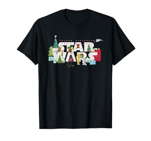 Star Wars Christmas Logo Holiday Celebration T-Shirt