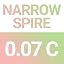 0.07 C 10mm - Narrow Spire