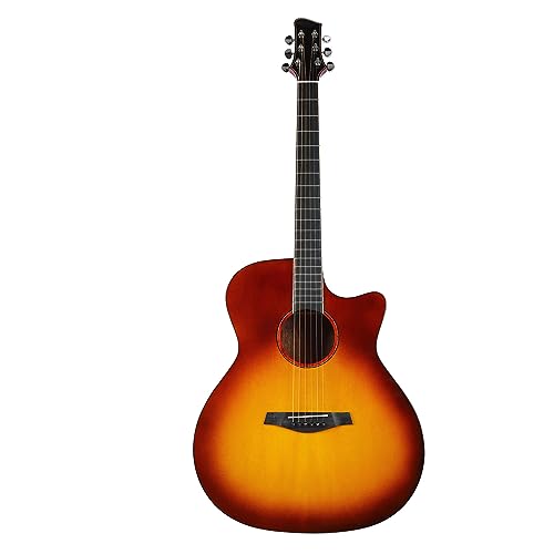 Pack de Démarrage pour Guitare Folk Débutant, Guitare Acoustique Pénétrante à Grande Puissance, Belle Texture en Bois Massif pour Débutants (Couleur du coucher du soleil) - Les Beatles, Paul McCartney, John Lennon, RIngo Starr, George Harrison Pack de Démarrage pour Guitare Folk Débutant, Guitare Acoustique Pénétrante à Grande Puissance, Belle Texture en Bois Massif pour Débutants (Couleur du coucher du soleil) – Image 6