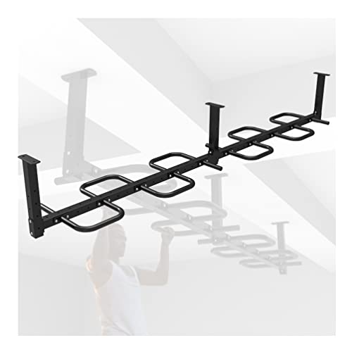 QUSYZD Wall-Mounted Pull-Up Bars/Climbing Frames, Steel Heavy Duty Exercise Bars, Home Gym Strength Training Equipment,Onecolor-285CM